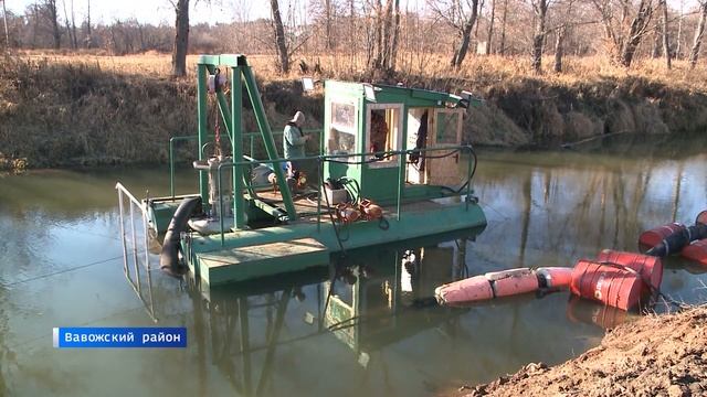 Капитальную чистку реки Ува начали в Вавожском районе Удмуртии смотреть онлайн