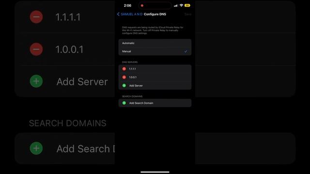 How to add DNS in iphone wifi network #iphone