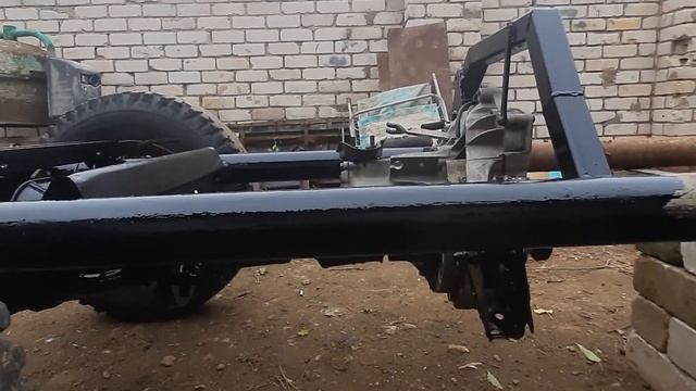 Продолжаю сборку минитрактора. Установил КПП от VW POLO. смотреть онлайн