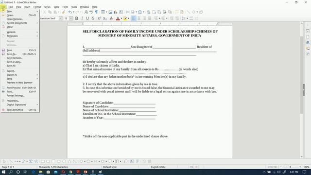 TEMPLATES IN LIBREOFFICE WRITER | DIGITAL DOCUMENTATION | 402 | CLASS X | UNIT 1 PART 3 смотреть онлайн