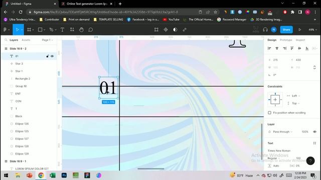 Blurry PowerPoint Template | Aesthetic Gradient Presentation | O J Edits смотреть онлайн