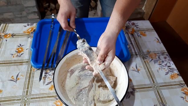 Шашлык из карпа. Быстро и вкусно