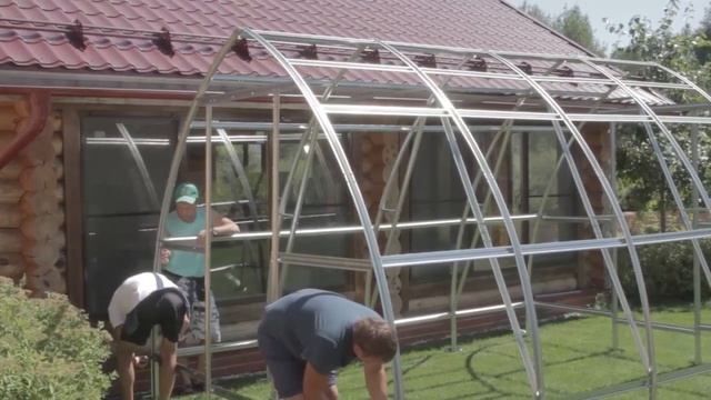 Сборка и установка теплицы Дачная-Стрелка Люкс" смотреть онлайн