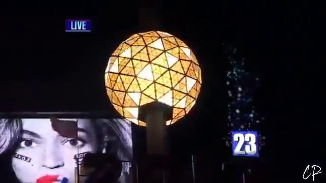Time Square New York USA 2015 New Year 50s Countdown Ball Drop