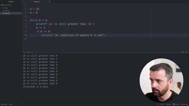 Python control flow: while, break – Python tutorial for beginners – CodeBerry Programming School