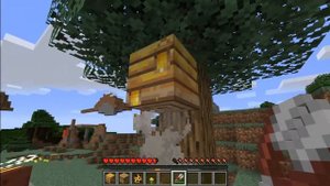 Как добыть пчелиные соты в Майнкрафт | Создание медовых сот в minecraft