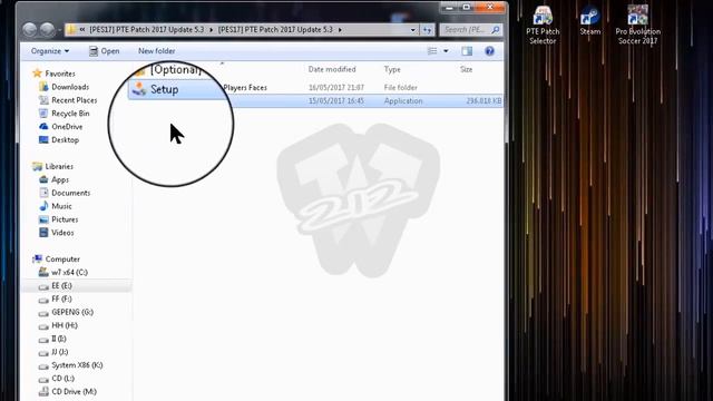 Tutorial Download and Instal PES 2017 PTE Patch Update 5 2 + 5 3