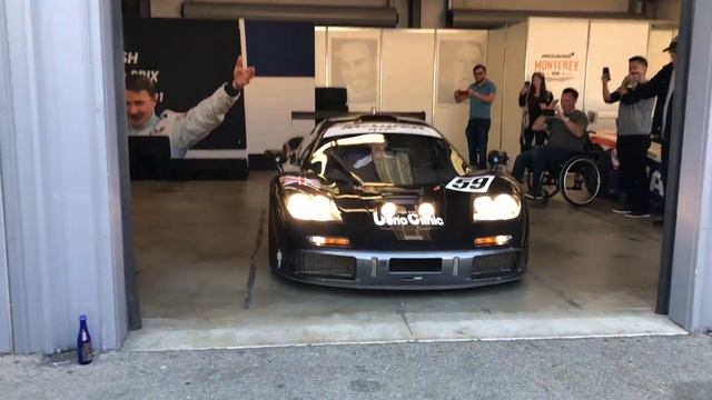 Cold start + Revs of McLaren F1 GTR chassis #01R, 1995 24 hs of Le Mans Winner! GREAT SOUND! смотреть онлайн