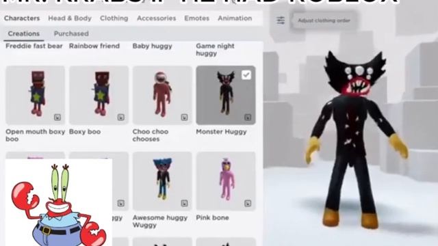 Mr. Krabs If He Had Roblox смотреть онлайн