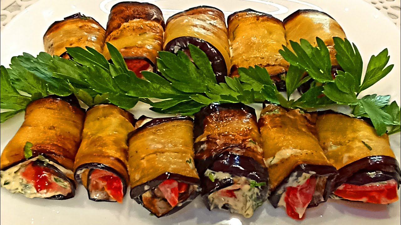 Закуска из баклажанов смотреть онлайн