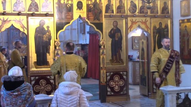 6 февраля 2022 года. Литургия. Неделя 33-я по Пятидесятнице. смотреть онлайн