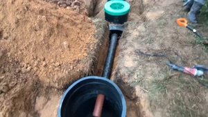 Монтаж септика ЭКО-Л 8 с дренажным колодцем 1.5 метра в Костроме