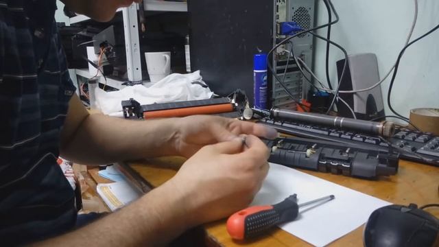 Kyocera Ecosys M2535dn ошибка С6000, ремонт печки. Сброс счетчика ДК. смотреть онлайн