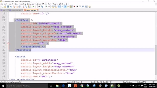 Android Studio First App for Beginners Step by Step tutorial смотреть онлайн