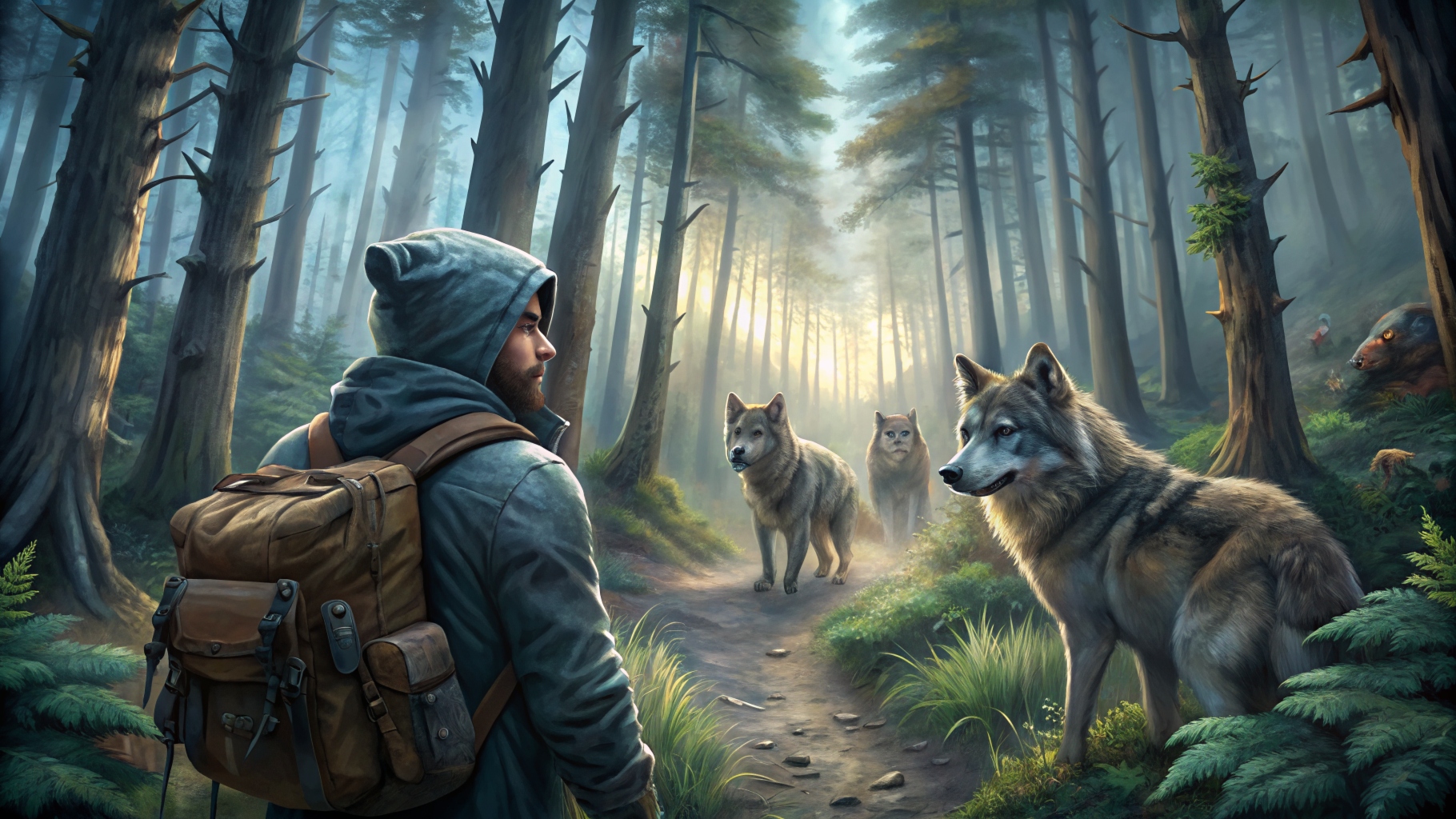 Волки стражи леса