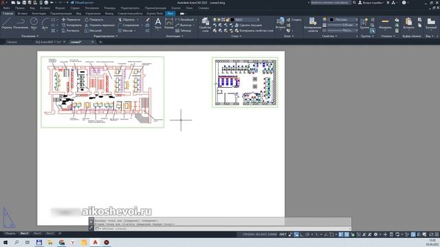 Компоновка листа в AutoCAD / работа в листах и в модели смотреть онлайн