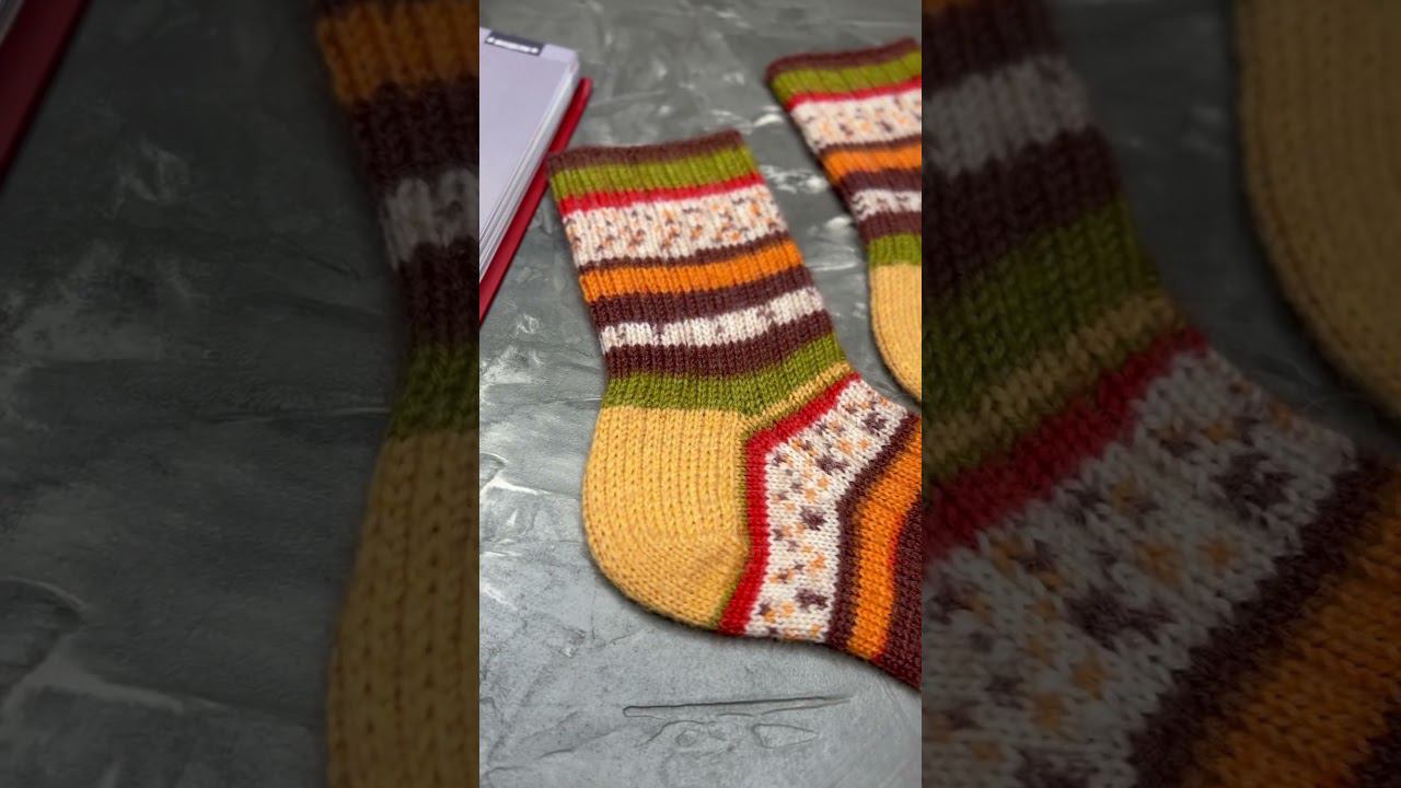 Носочки ноября #вязание #knitting #вязоvlog #вязовлог смотреть онлайн