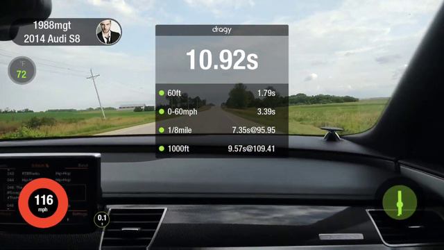 audi S8 1/4 mile смотреть онлайн