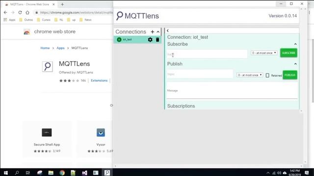 MQTTLens - Testing MQTT Broker смотреть онлайн