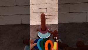 Пирамидка Жирафа крючком