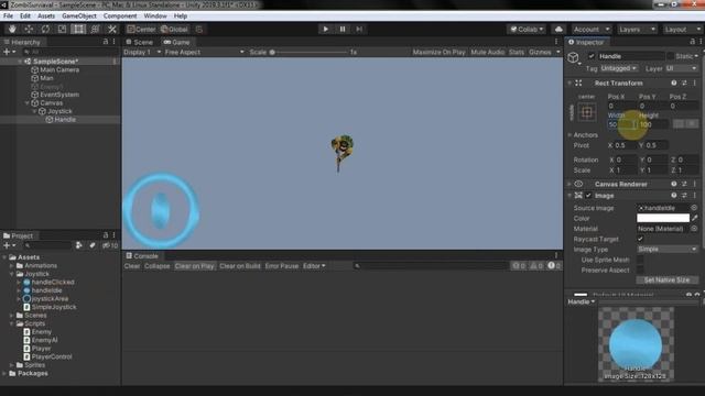 Пишем свой джойстик в Unity