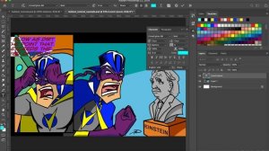 COMICS DREWTORIAL: How to EASILY make WORD BALLOONS in PHOTOSHOP!