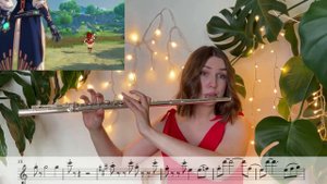Klee Theme - Genshin Impact | Flute Cover [SHEET MUSIC]