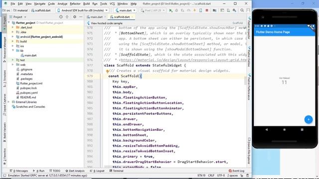 FLUTTER SERIES   PART  2 first flutter app, how to run flutter app, why should you learn flutter.