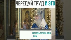 ЧЕРЕДУЙ ЭТИ 2 ВЕЩИ В ЖИЗНИ! / митрополит Феогност