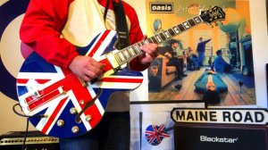 Oasis - Live Forever (Guitar Cover) Epiphone Sheraton Union Jack