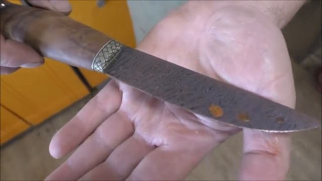 Продолжаем испытывать дамасскую сталь  Мастерская СЛОН  Ко