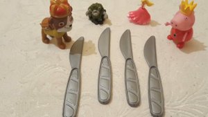 Английский для детей!Моя посуда!Учим посуду с героями мультиков!My dishes!