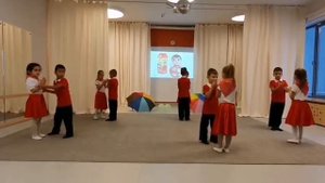 Полька "Неваляшка", дети 5-6 лет.