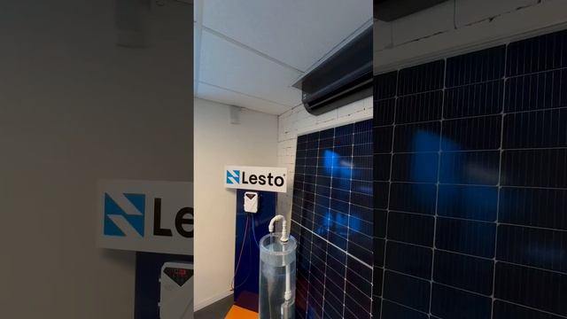 BOMBA SOLAR funcionando em nosso espaço