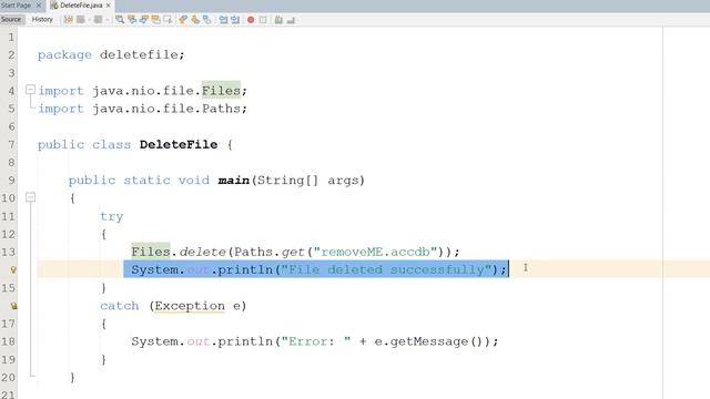How to Delete a File Using Java смотреть онлайн