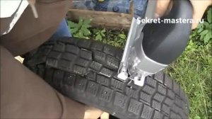 Как Сделать Лебедя из Шины Своими Руками / Поделки из покрышек / Sekretmastera