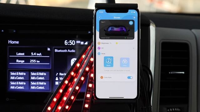 How To Install Car Interior LED Lights With Mobile App Control смотреть онлайн