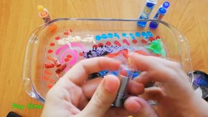 Mixing Makeup Into Clear Slime | Part 1 | RELAXING SATISFYING SLIME VIDEO