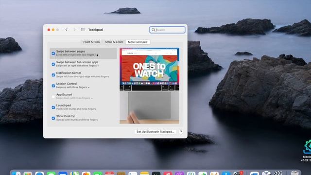 Apple Air M1 Trackpad gestures and it functions смотреть онлайн