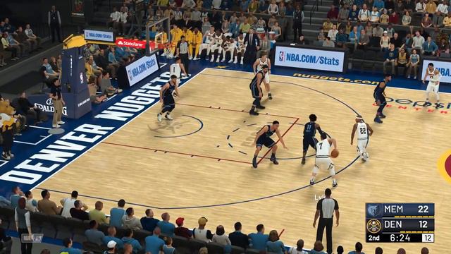 NBA 2K19 Memphis Grizzlies vs Denver Nuggets | NBA 2K19 Gameplay PS4 Pro смотреть онлайн