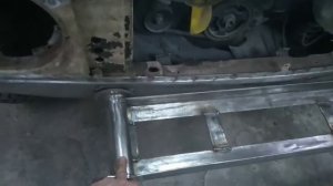 Силовой бампер под лебёдку на НИВУ коротыш.
