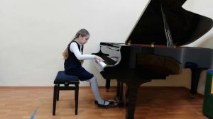 Дерюгина Софья,9 лет,2 класс. Г.Беренс "Шторм на море",С.Прокофьев "Марш" из цикла "Детская музыка"