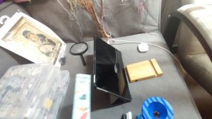 Мой вышивальный уголок / Организация многоцветки и мулине / Лампа и станок