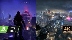 Batman Arkham Knight VS Gotham Knights on RTX4090 - Ultra graphics comparison BeyondallLimits