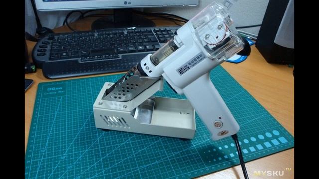 CJ S998-P -- Вакуумный электро отсос припоя | #Обзор смотреть онлайн