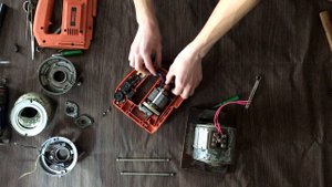 Самодельные щётки и подключение электродвигателя УЛ 062