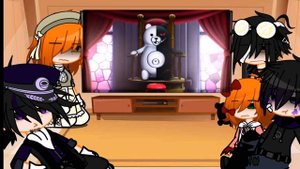 Aftons react to danganronpa execute | Gacha life