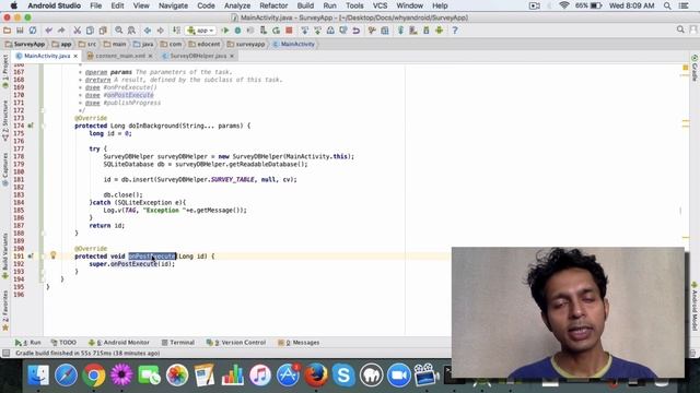 Learn how to use an AsyncTask to create a background thread смотреть онлайн