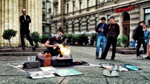 Скрипачи, художники, Музей Ахматовой. СПб 2019