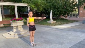 Тренировка со скакалкой / Художественная гимнастика   Jump Rope Workout / Rhythmic Gymnastics